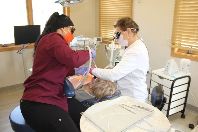 Dr. Ilies at work